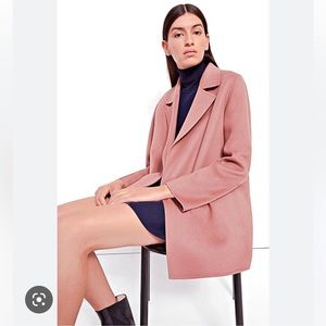 Theory Sileena wool cashmere pink jacket coat medium